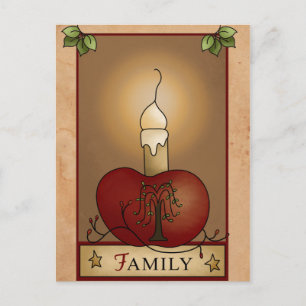 Carte postale Inspirante pour les pays mignons