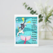 Carte Postale Inspirante Scuba Kitty (Debout devant)