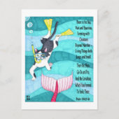 Carte Postale Inspirante Scuba Kitty (Devant)