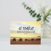 Carte postale inspirante Smile (Debout devant)