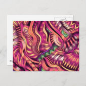 Carte Postale Inspiration aztèque (Devant / Derrière)