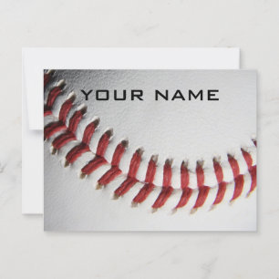 Carte Postale Inspiration Baseball Ajouter Votre Nom