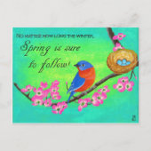 Carte postale Inspiration Bluebird (Devant)