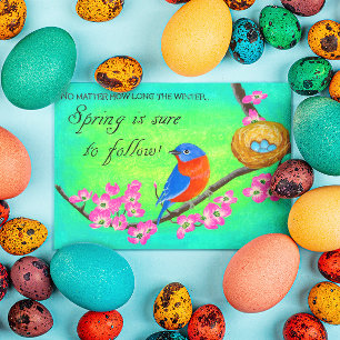 Carte postale Inspiration Bluebird