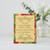 Carte Postale Inspiration-confiance dans la Lord-Postcard (Debout devant)