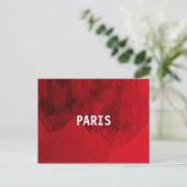 Carte Postale Inspiration cool de Paris Design Graphique Moderne (Debout devant)