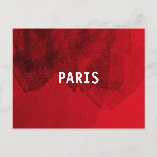 Carte Postale Inspiration cool de Paris Design Graphique Moderne (Devant)