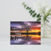 Carte postale Inspiration Cote New Dawn Sunset (Debout devant)