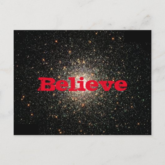 Carte Postale Inspiration "CROIRE" (Devant)