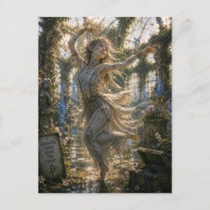 Carte Postale Inspiration / Danseur Moderne / Jardin Botanique