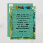 Carte postale Inspiration de la Bible chrétienne V (Devant / Derrière)