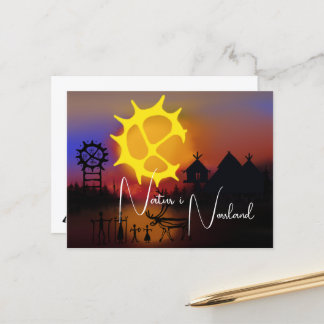 Carte Postale Inspiration de samisk Natur in Norrland