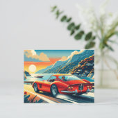 Carte Postale Inspiration Ferrari 250 GTO (Debout devant)