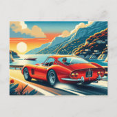 Carte Postale Inspiration Ferrari 250 GTO (Devant)