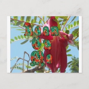 Carte Postale Inspiration Lean On Me Floral Skyward Art Imprimer