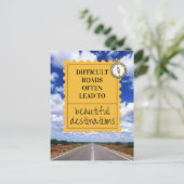 Carte postale Inspiration Life Motto (Debout devant)