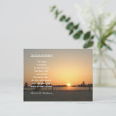 Carte Postale Inspiration matinale (Debout devant)
