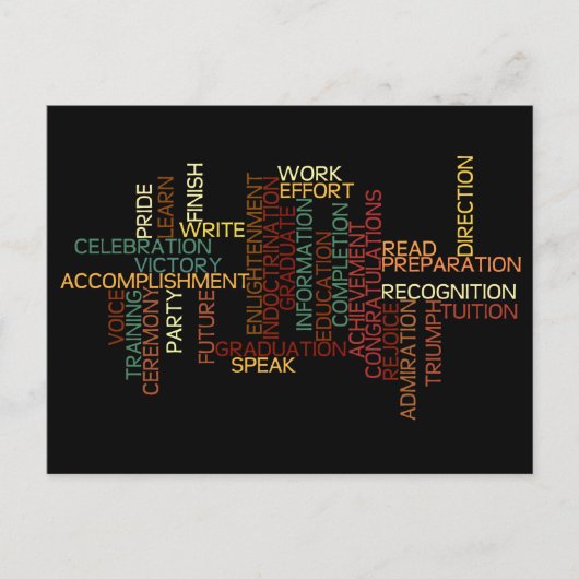 Carte Postale Inspiration pour l'étudiant en collège ou au lycée (Devant)