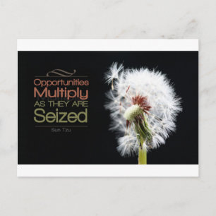 Carte Postale Inspiration Sun Tzu