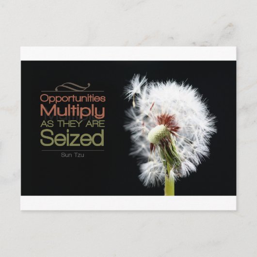 Carte Postale Inspiration | Sun Tzu (Devant)