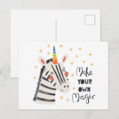 Carte Postale Inspiration Zebri-corn (Devant / Derrière)