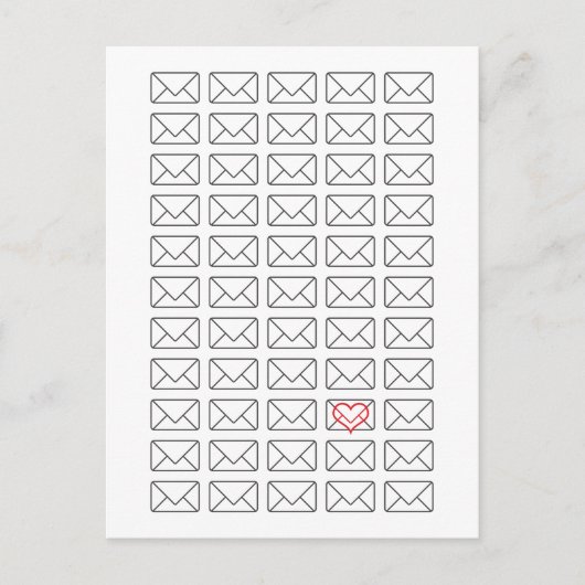 Carte Postale Inspirational I Love vous note (Devant)