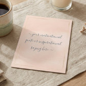 Carte Postale Inspirational Motivational Quote DIY Script Pink