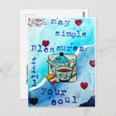 Carte postale Inspirational Positive - (Devant / Derrière)