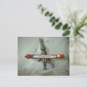 Carte Postale Inspirational Rabbit : Always Love Sign Art Print (Debout devant)