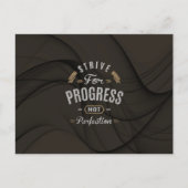 Carte Postale Inspirationnel - Effort de progrès (Devant)