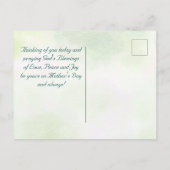 Carte Postale Inspirationnel Psaume d'anniversaire 118:24 Fleurs (Dos)