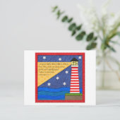 Carte postale Inspirationnelle Collage de phare (Debout devant)