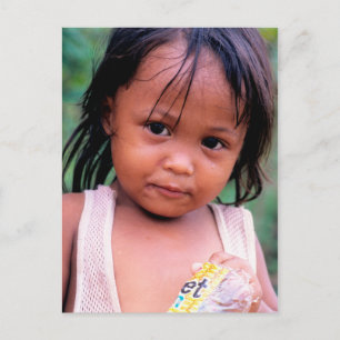 Carte Postale Inspirations. Jeune femme philippine.