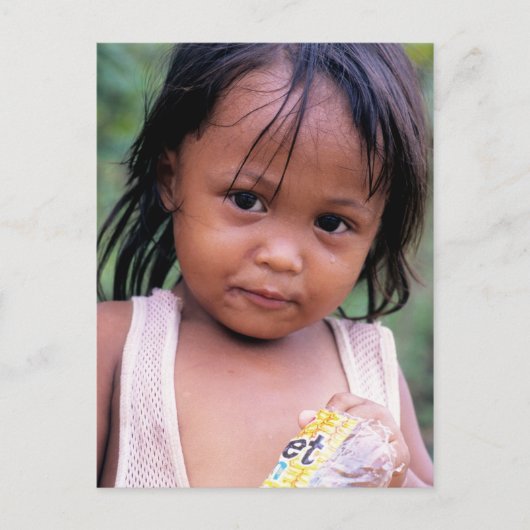 Carte Postale Inspirations. Jeune femme philippine. (Devant)