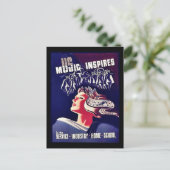 Carte Postale Inspirations musicales (Debout devant)