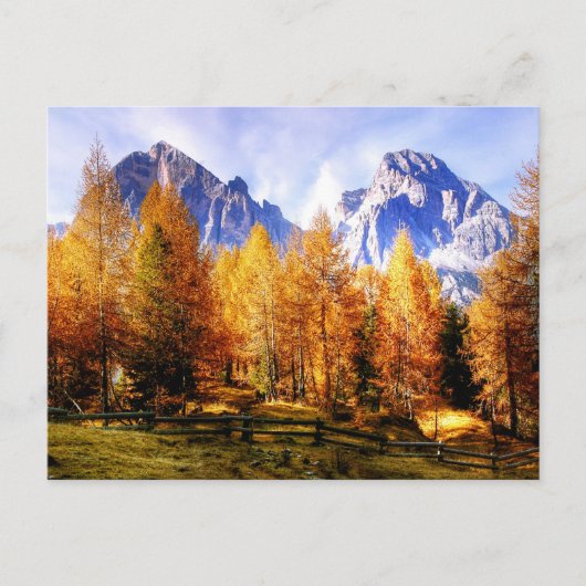 Carte Postale Inspirations naturelles Dolomites, Groupe Tofane, (Devant)