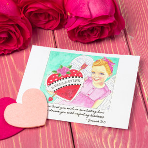 Carte Postale Inspirative d'amour éternel