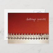 Carte postale Inspirative : Défis-toi (Devant / Derrière)