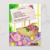 Carte postale Inspirative pour thé d'amitié (Devant)