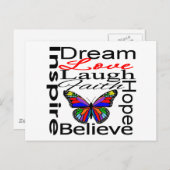 Carte Postale Inspire Collage (Devant / Derrière)