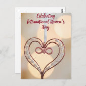 Carte Postale Inspire Inclusion Journée internationale des femme (Devant / Derrière)