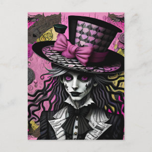 Carte Postale Inspiré par la Hatter Mad Rose et Black Alice