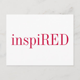 CARTE POSTALE - inspiRED