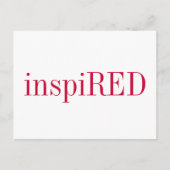 CARTE POSTALE - inspiRED (Devant)