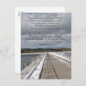 Carte postale inspirée de 29:11 de Jérémie (Devant / Derrière)