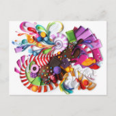 Carte postale inspirée de CandyCrush (Devant)