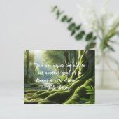 Carte postale inspirée de la nature avec citation (Debout devant)