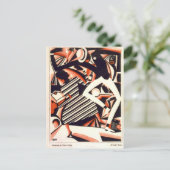 Carte postale inspirée de Winold Reiss Drawing (Debout devant)