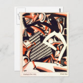 Carte postale inspirée de Winold Reiss Drawing (Devant / Derrière)