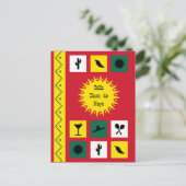 Carte postale inspirée du Cinco de Mayo mexicain (Debout devant)